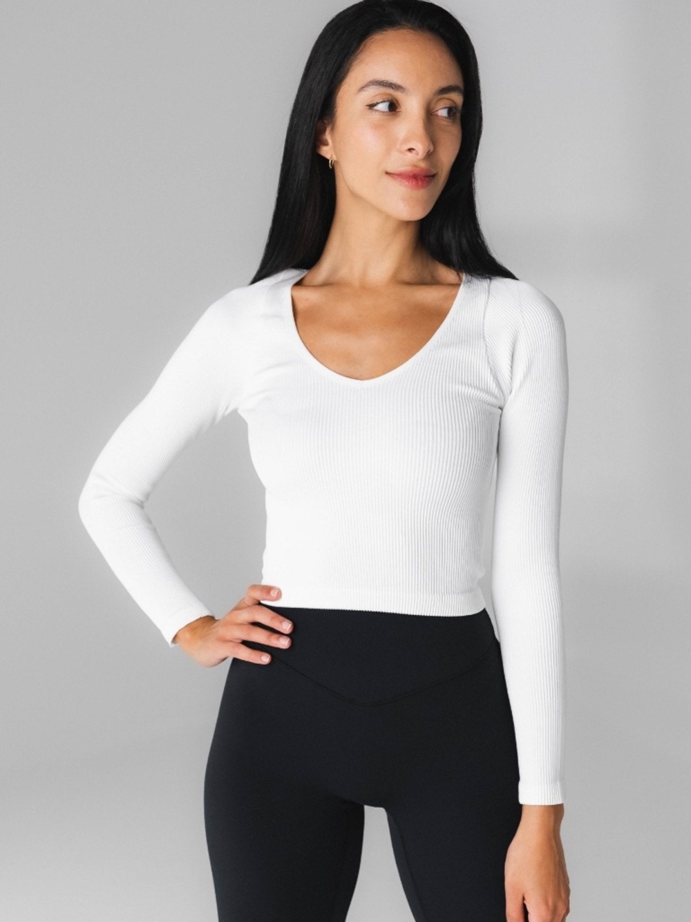 Vitality Vitality Synergy® V Long Sleeve - Snow Size XS/SXS/S